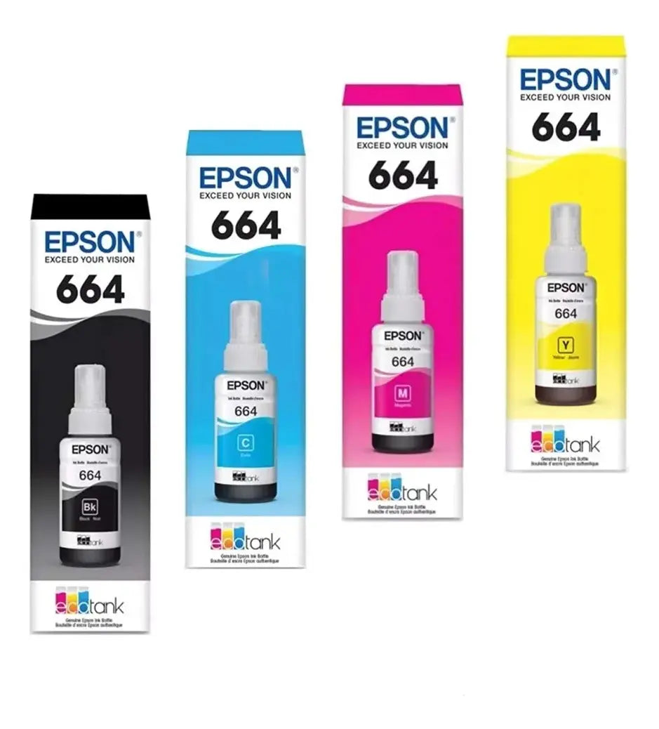 Kit de Tintas Epson T664 – 4 colores