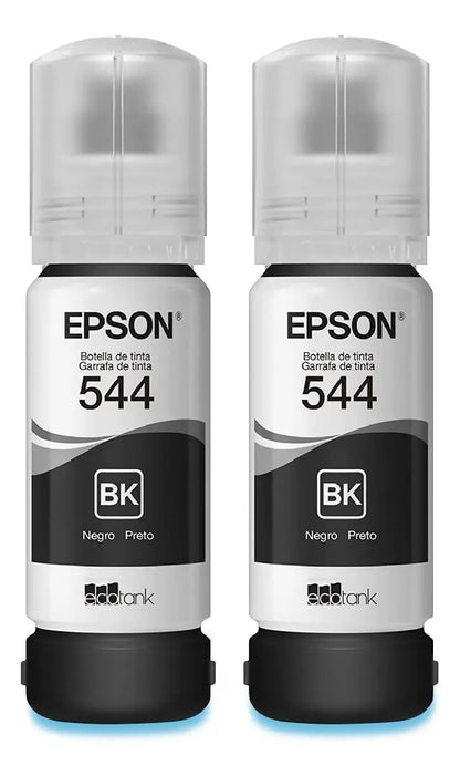 Botella de Tinta Epson T544 Negra x2 (pack)