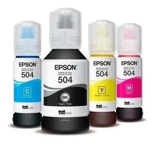 Kit Tintas Epson T504 Ecotank (4 colores)